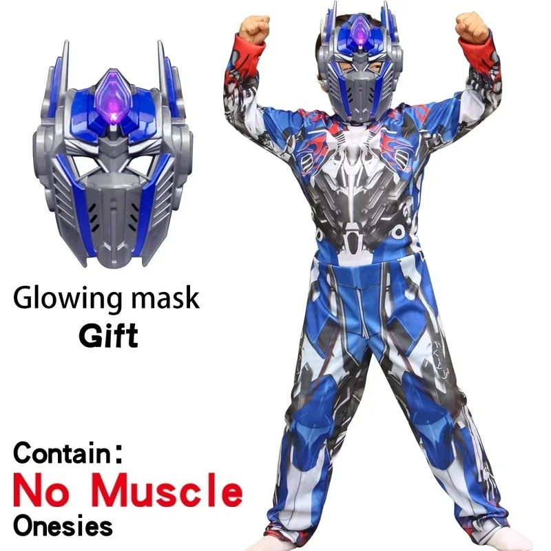 (#^.^#) 2026 New Optimus Prime Bumblebee Convoy Anime Cosplay Superhero Muscle Costume ren Mask Hornet →_→LOOK ME