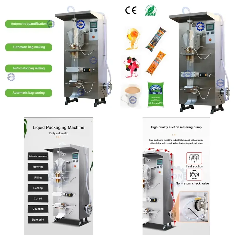 2026 Hot Sealing Juice Packing Machines Automatic Pure Water Machine Sachet Set Touchscreen Machine Sceller Du Jus Hot Sellin