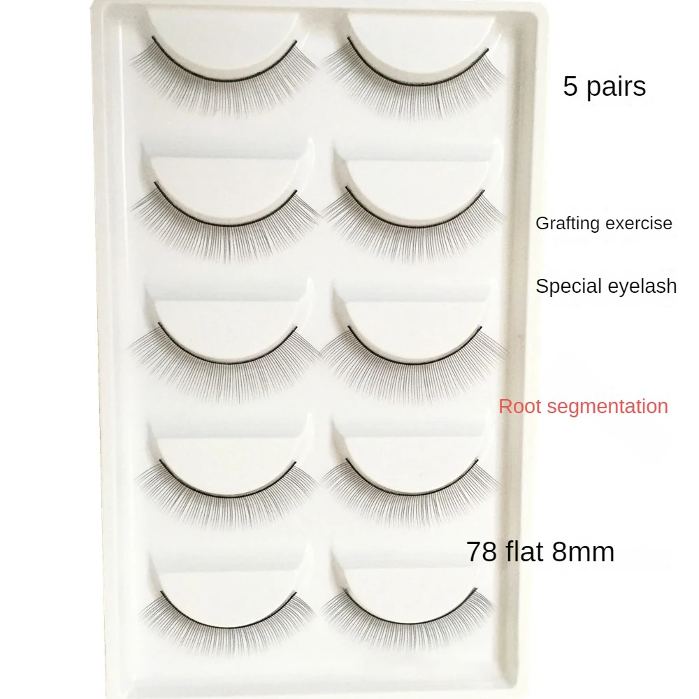 Prefabricated Roll Fan Makeup 1 Eyelash Brush 6 Rows Of Independent Eyelashes Are Soft And Natural Eye Black Cruel Half Eyelash