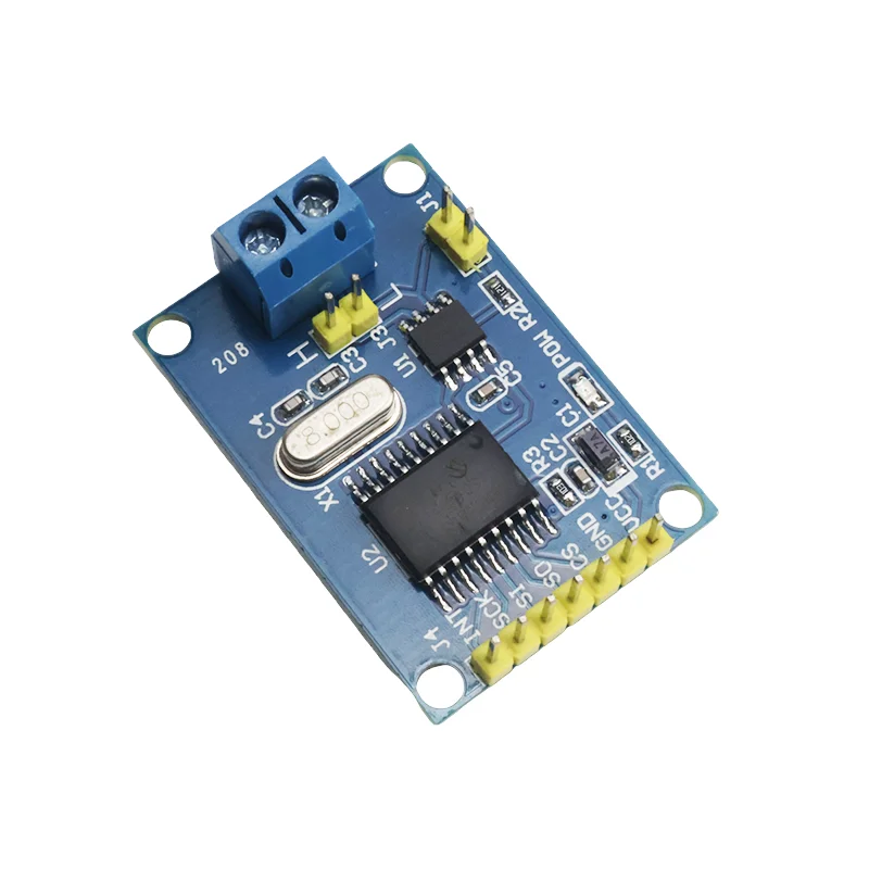 2 STKS MCP2515 KAN Bus Module Board TJA1050 Ontvanger SPI voor 51 Microcontroller ARM Controller Interface Module voor Arduino