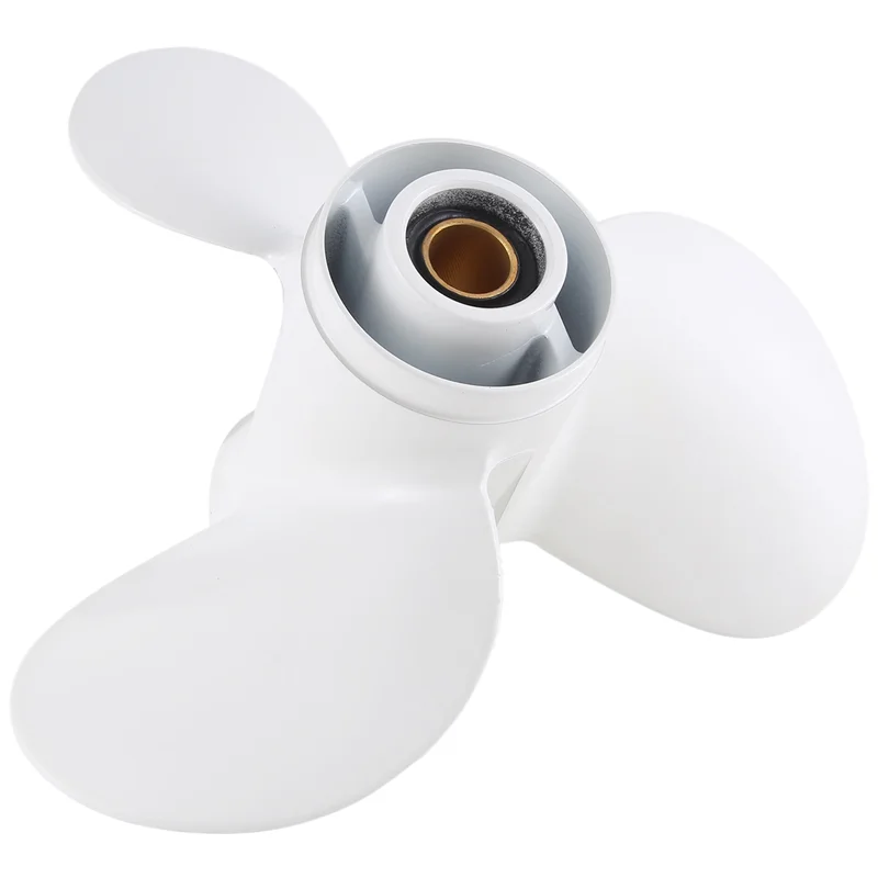 

AU34-Морской подвесной пропеллер двигателя 664-45947-01-El 9 7/8 X 11 1/4 для алюминиевого сплава 20-30 л.с., 3 лопасти, черный, 10 строк T