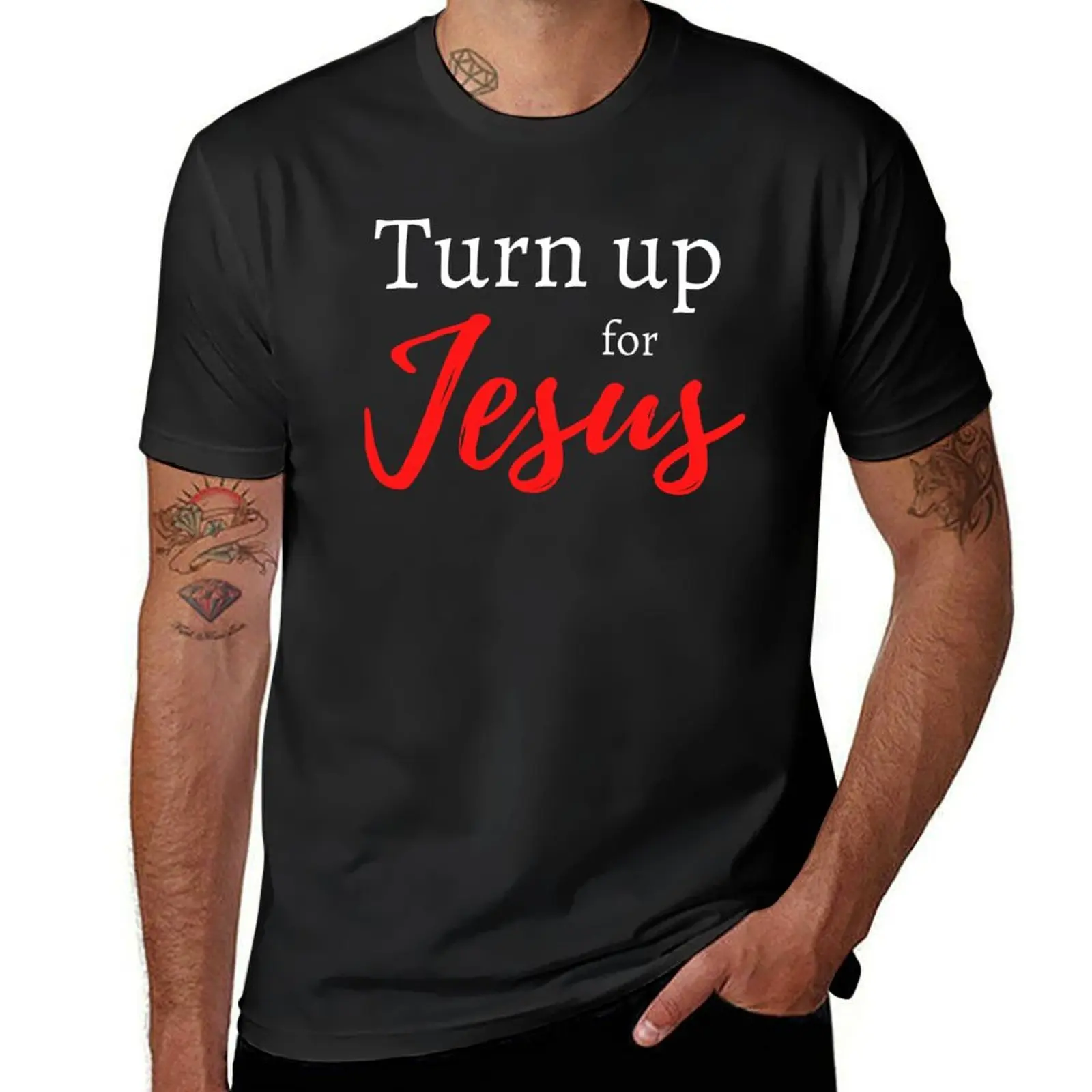 

Turn Up For Jesus Tshirts T-Shirt cute clothes oversized funny t shirts for men