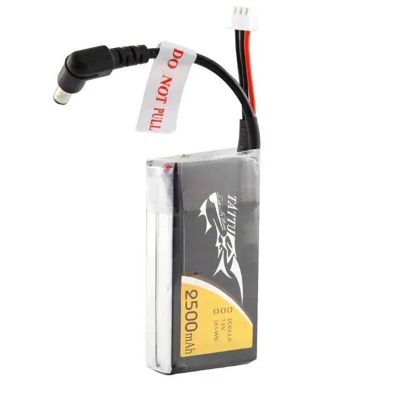 Tattu Lipo LiPo 2s 2500mAh Lipo 7.4V FPV Goggle Battery for Fatshark Goggle HDO RC Tool Accessories FPV Drone Battery