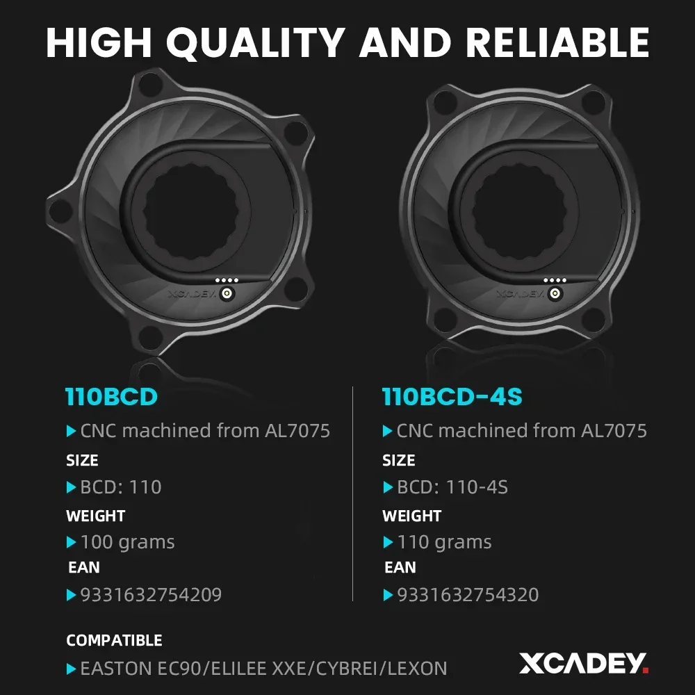 ليكسون XCADEY PowerMeter الطريق الكربون كرانسيت 365 جرام 29 مللي متر المغزل كامل الكربون سلسلة 52-36T 162.5/165/170/172.5 مللي متر أجزاء الدراجة