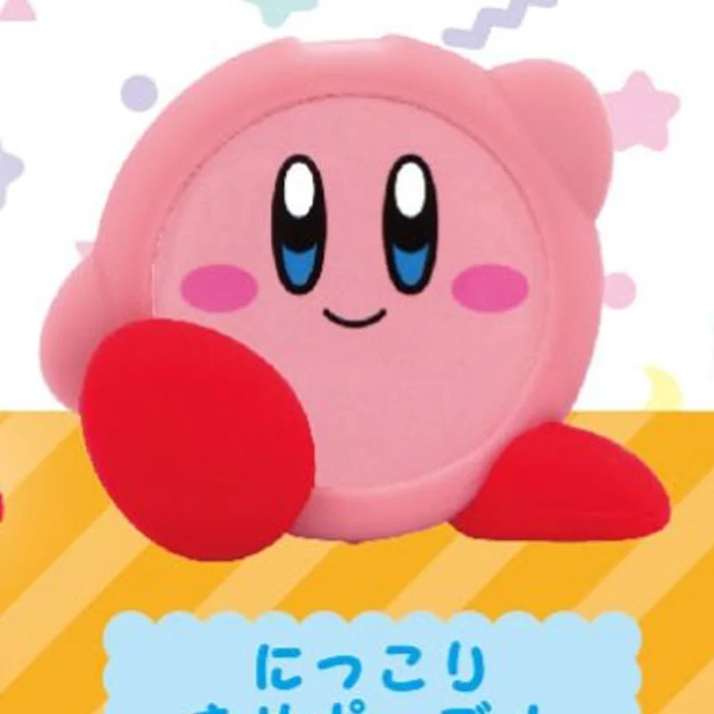 Bandai Twisted Egg Kirby, Caja Sorpresa con Figura Coleccionable, Kirby de Boca Abierta, Kirby Sonriente, Kirby Inflable, Kirby Haciendo un Adorno con la Ojo.