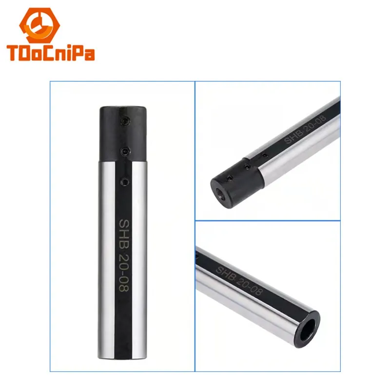 CNC Lathe Inner Hole Tool Sleeve Small Aperture Tool Holder Special Shock Proof D20 Reducing Sleeve SHB-12/16/20