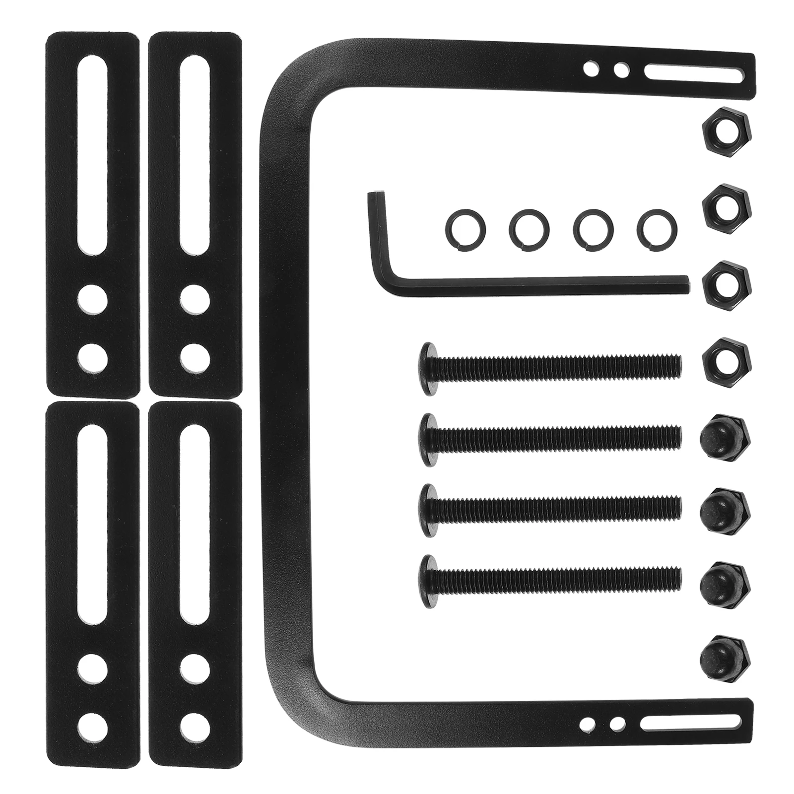 

1 Set Mattress Holder Resistant Break Resistant Non-Slip Baffle Gripper Bed Frame Compatible Metal Rack Retainer Bar