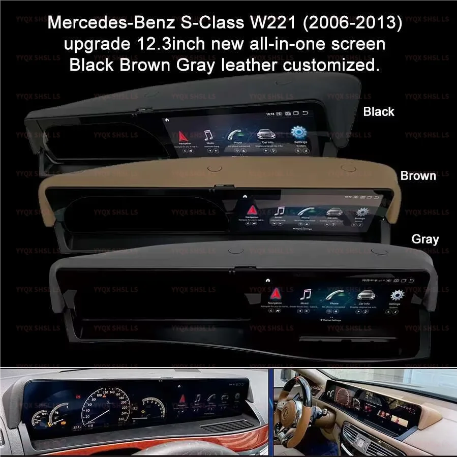 

For Mercedes-Benz S W221 2005-2013 Android Car Radio Multimedia Video Wireless Carplay Autoradio Stereo GPS Navigation Head Unit