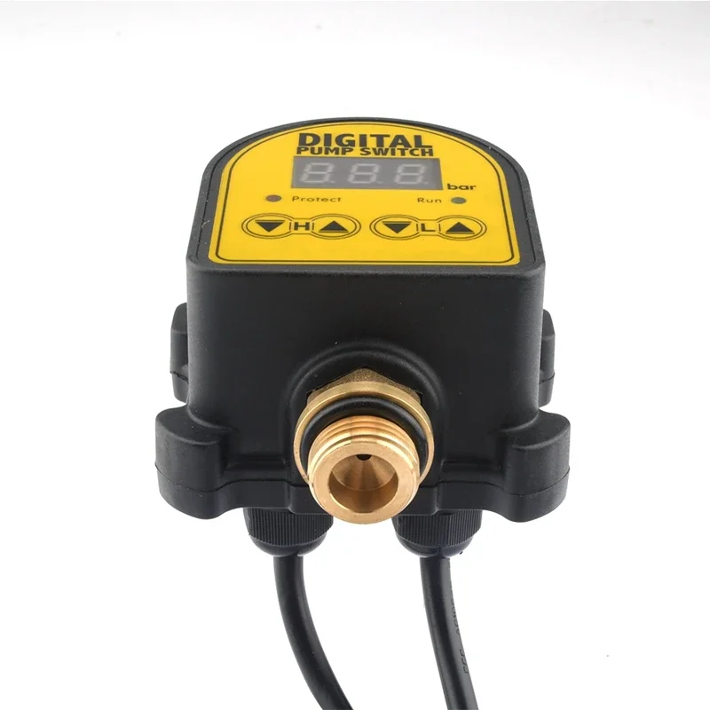 

Домашний интеллектуальный контроллер давления водяного насоса, защита от недержания воды, цифровой реле давления, переключатель водяного насоса-усилителя