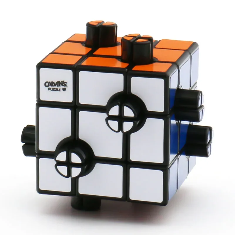 Calvin's ปริศนา 3x3x3 ปุ่ม Cube Magic Cube 3x3 รูปพิเศษแหวน Magic Magic ปริศนาของเล่น Cube ปริศนา 3x3 Cubo ของเล่นสําหรับเด็ก