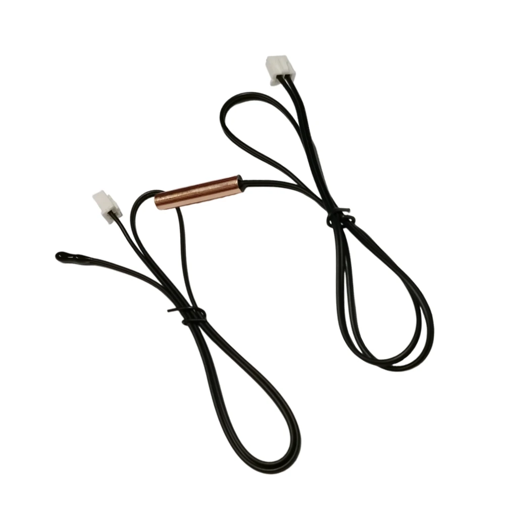TZW 1PCS Air Conditioning Temperature Sensor 5K 10K 15K 20K 50K 100K Conditioner Tube Sensor Rubber Head Copper Head