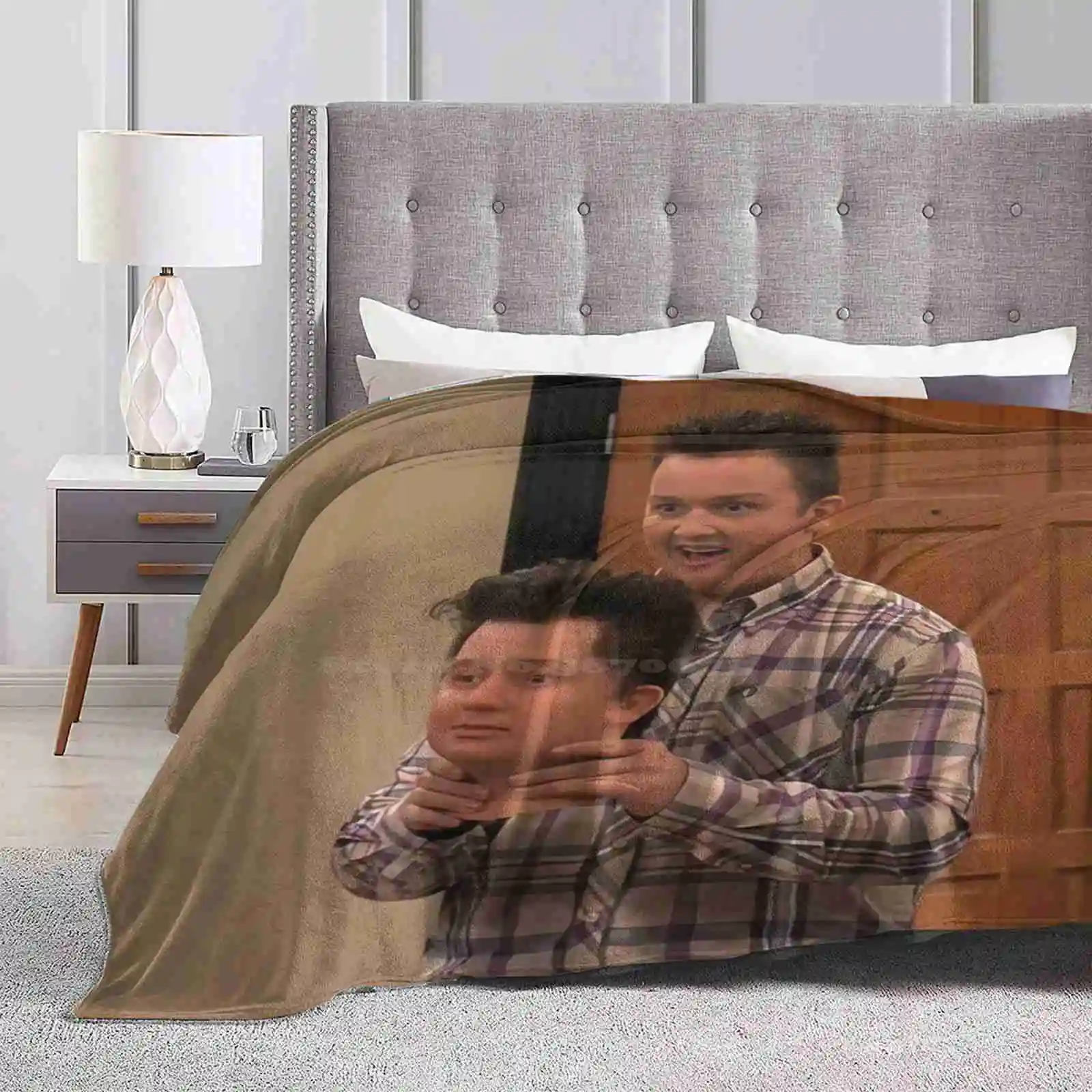 Ndasku Ucul Mbah Hot Sale Printing High Qiality Warm Flannel Blanket Gibby Meme Meme Icarly Spencer Memes Gibbys Gibby Icarly