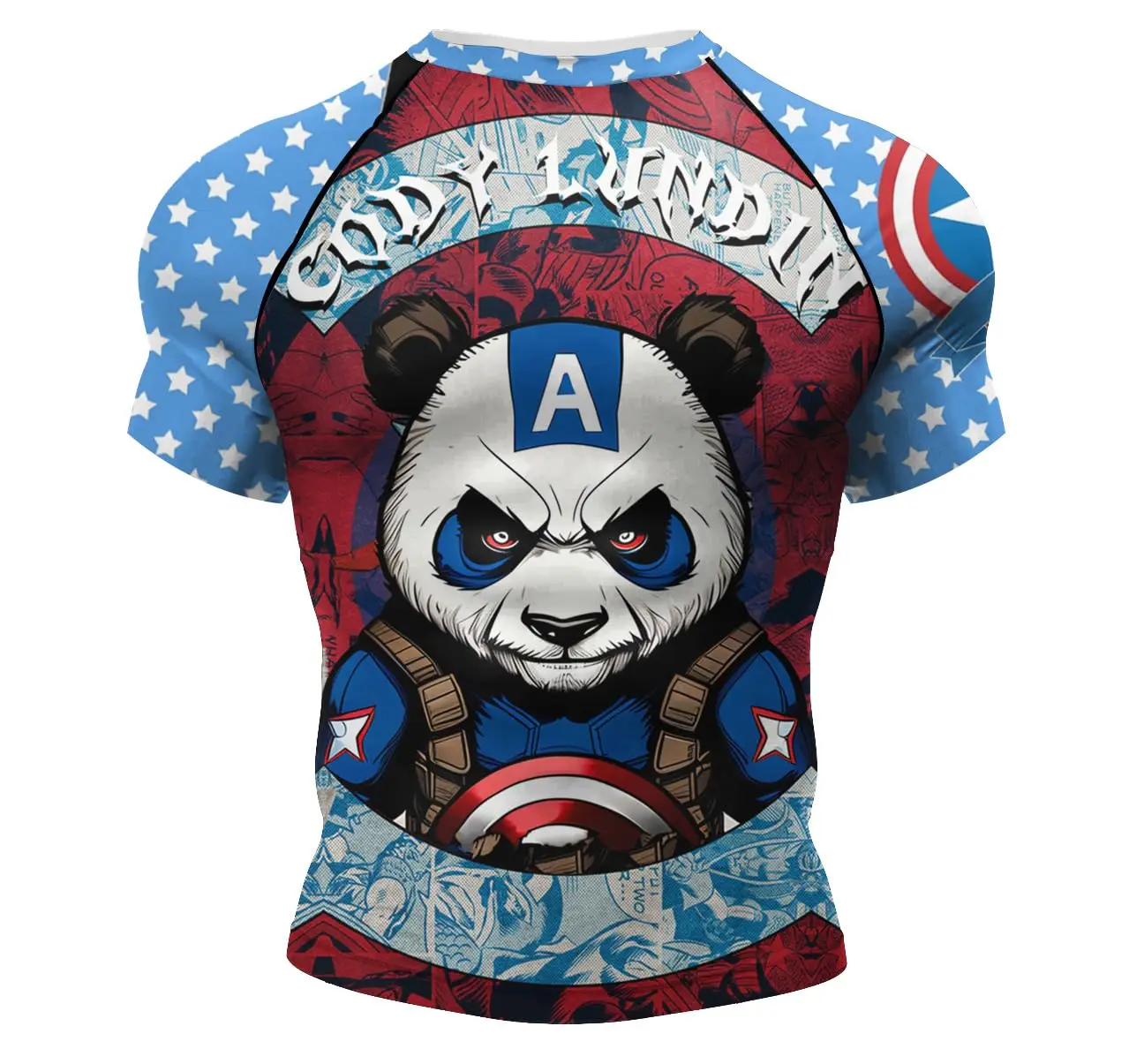 Лето 2025 г., новые мужские колготки, спортивная одежда, дышащая эластичная одежда с принтом, плотный узор, изысканная уличная универсальная одежда