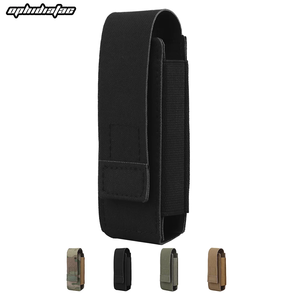 

OPHIDIAN Molle Multi-Functional Bag Pepper Spray Bag Elastic 9mm Magazine Pouch Flashlight Holder Belt Accessories Hunting Vest