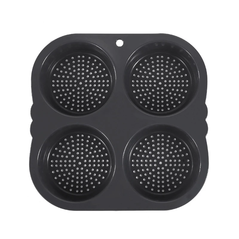 

4 Holes Hamburger Bun Maker Silicone Hamburger Bun Pan for Kitchen