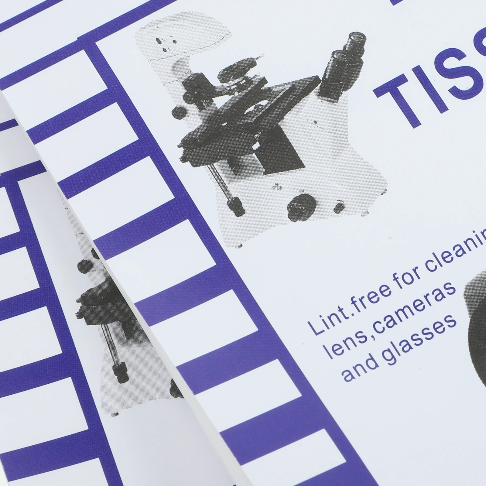 

100 pcs Lens Paper Wipes Disposable Cleaning for Glasses Eyeglass Lenses Tissue Microscope Camcorder LCD Monitor CD Thin