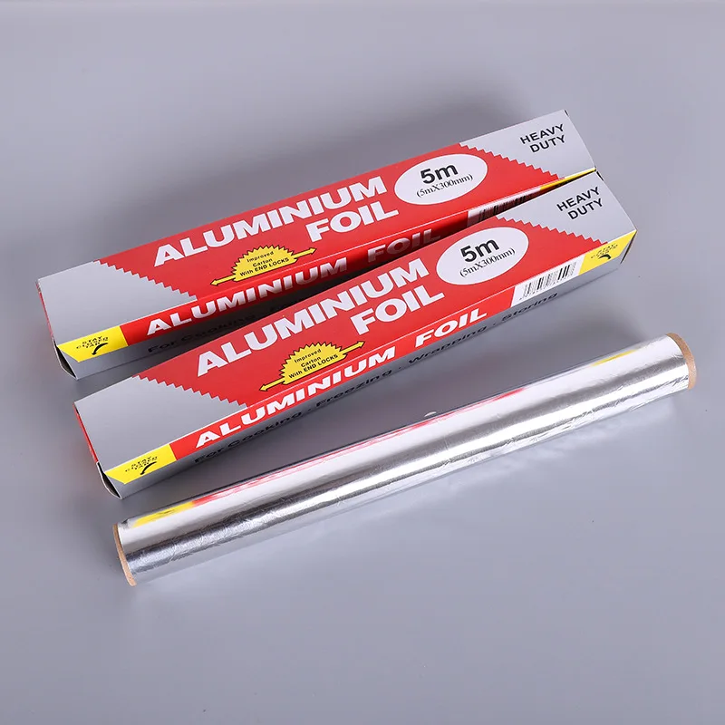 disposable high-temperature resistant baking foil roller oven aluminum foil paper grilled fish baking  foil