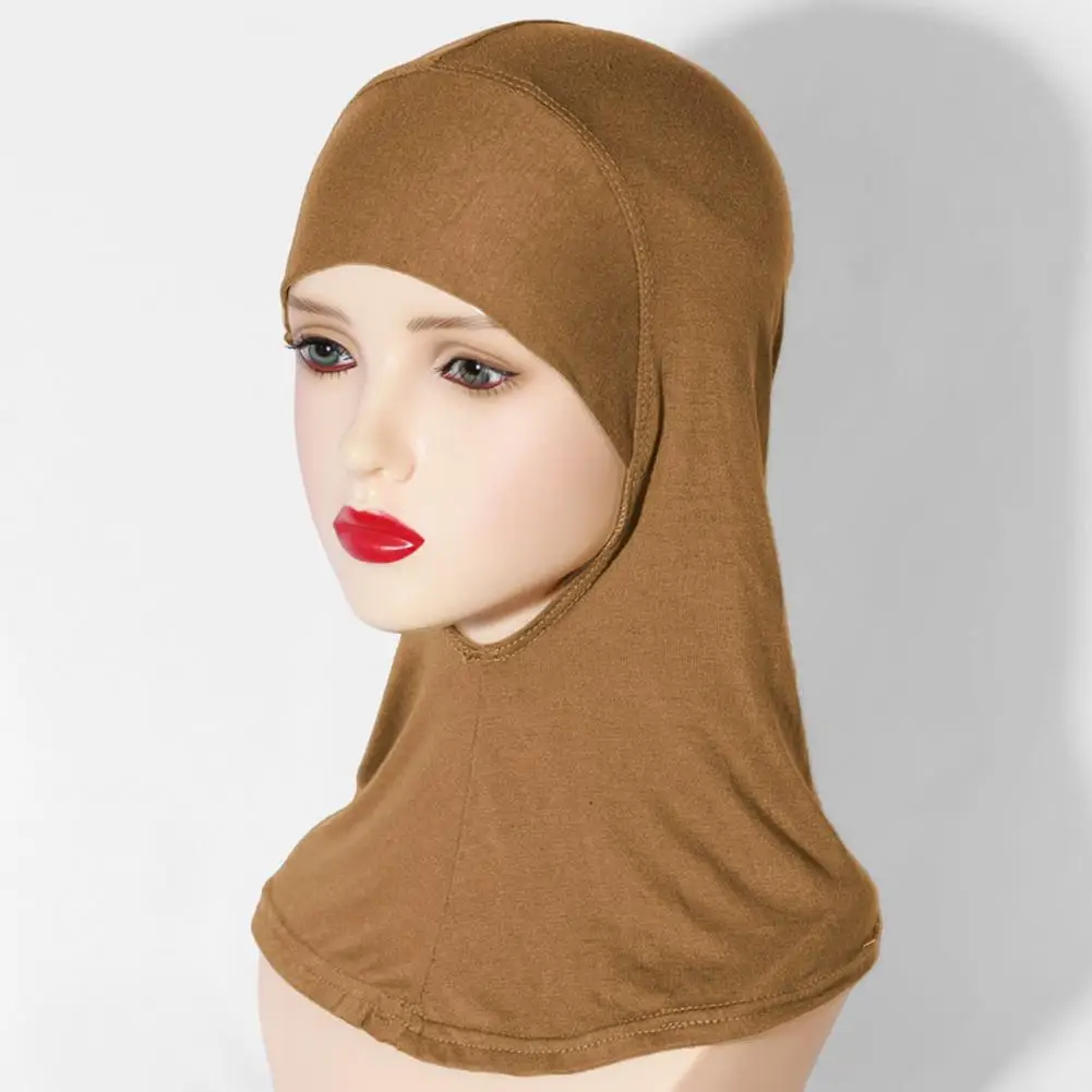 Women Hat Women Turban Hat Stylish Ethnic Headscarf Hat for Women Comfortable Elastic Hair Bag Head Wrap Solid Color Top