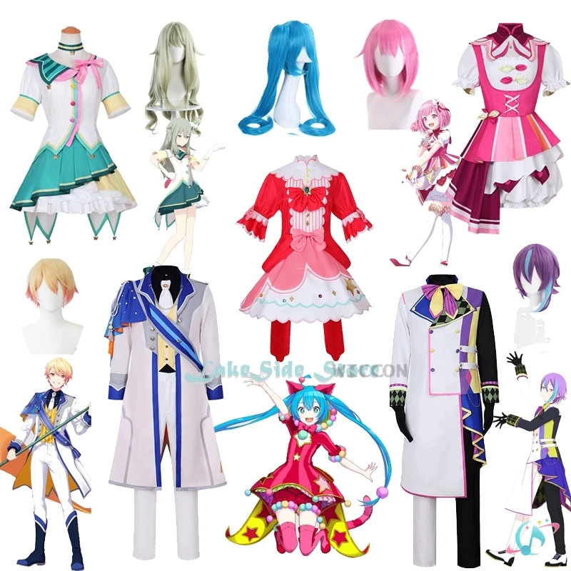 Project Sekai WxS Singer Mikku Cosplay Costume Tenma Tsukasa Kamishiro Rui Otori Emu Kusanagi Nene Cosplay Suit Dress 2024