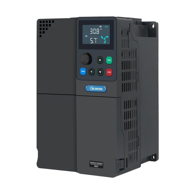 Acionamento do motor com teclado LCD, M-driver, VFD, 3 fases, 380V, 15kW, 18.5kW