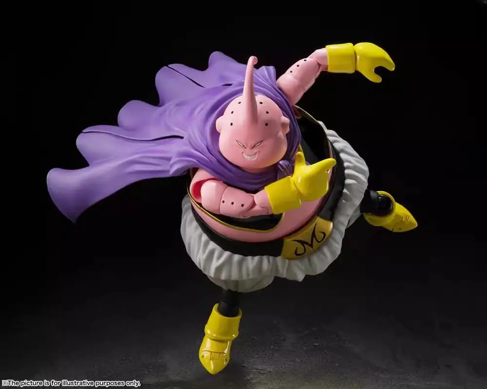 Bandai Dragon Ball Z S.H. Figuards SHF Super Saiyan Majin Buu Anime Characters Game Model Toys Desktop Ornaments Collectible