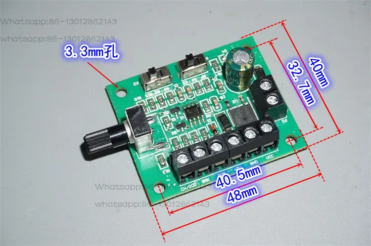 

Бесщеточный двигатель с приводом, плата скорости сигнала ШИМ, 8-24 В, бесщеточный двигатель постоянного тока, бесступенчатый ШИМ-регулятор