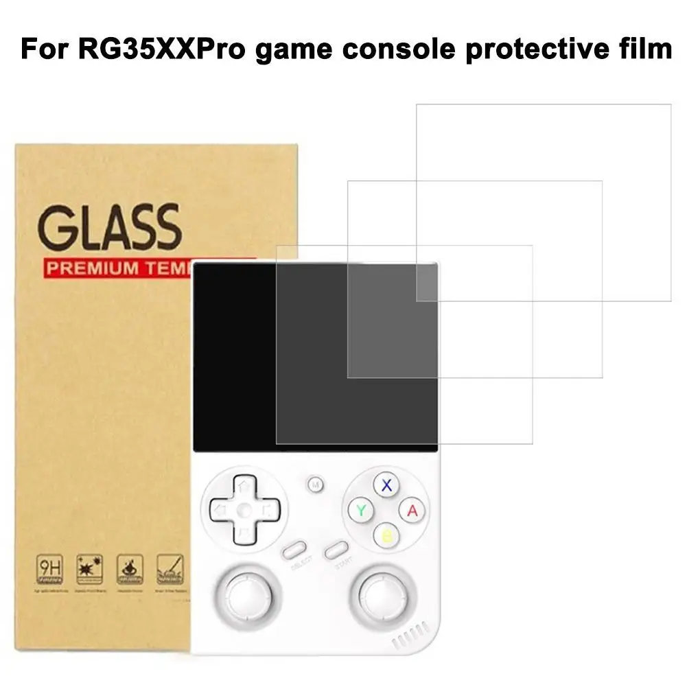 For Anbernic RG35XX Pro Screen Protector Tempered Glass Scratch-Resistant Game Console RG35XXPro HD Tempered Screen Film