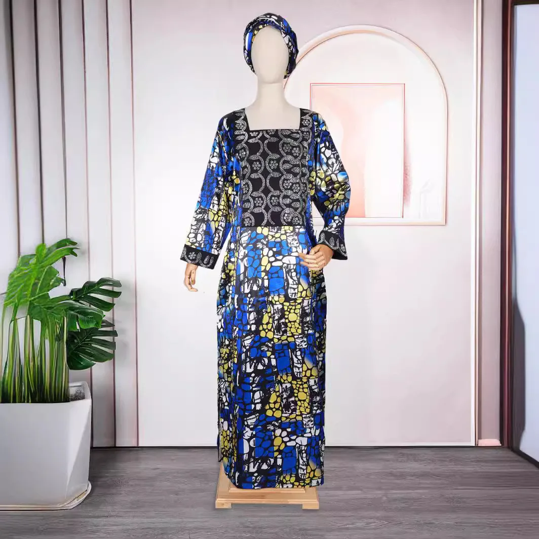 Abaya muçulmano para mulheres, Eid, vestido de festa longo, vestidos estampados, Jalabiya, Ramadan, Dubai, Abayas, Kaftan, Islam Vestidos, árabe, Marrocos