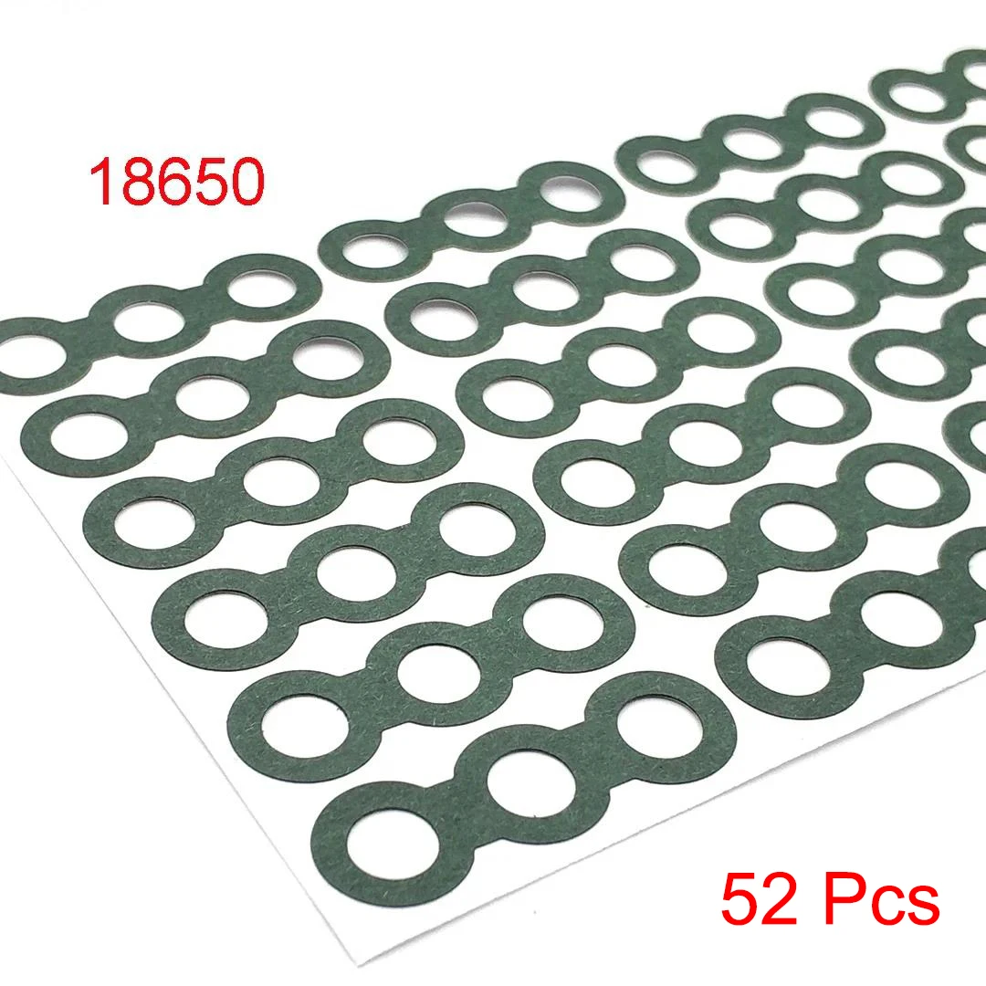 25–100 Stück 18650 21700 26650 32650 Isolierdichtung Li-Ionen-Batteriezelle Gerstenklebepapier Isolierwerkzeug Kleber Elektrodenpads