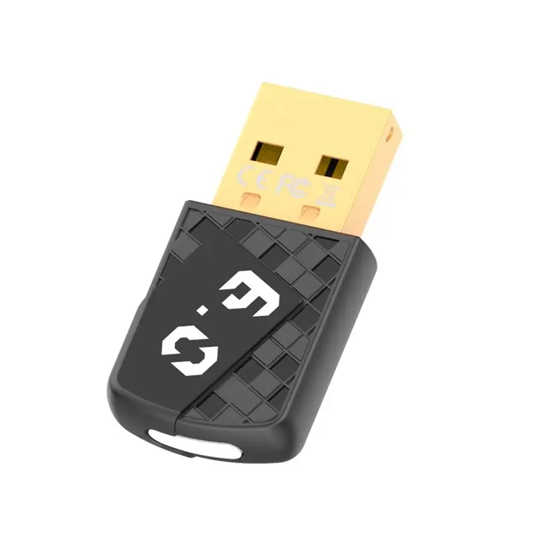 New--USB Bluetooth6.0 Dongle Bluetooth6.0 Receiver Transmitter Adapter For Bluetooth Keyboard Mouse Headphone Speaker