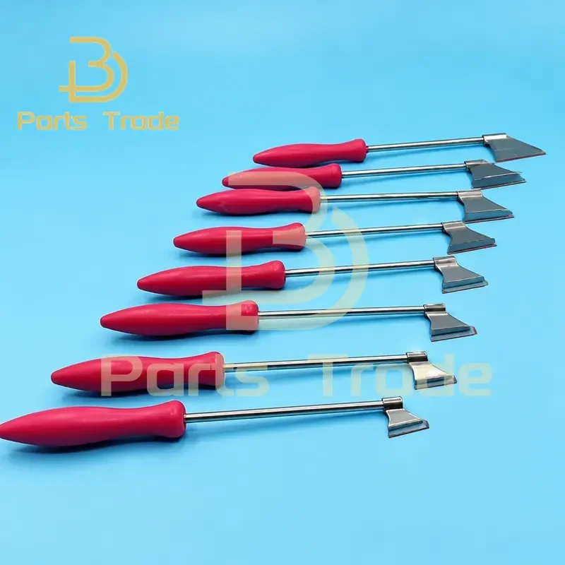 8pcs Set Motor Maintenance Scoring Molding Inserting Presser Foot Crimping Plate New Type Stainless Steel Professional Tool