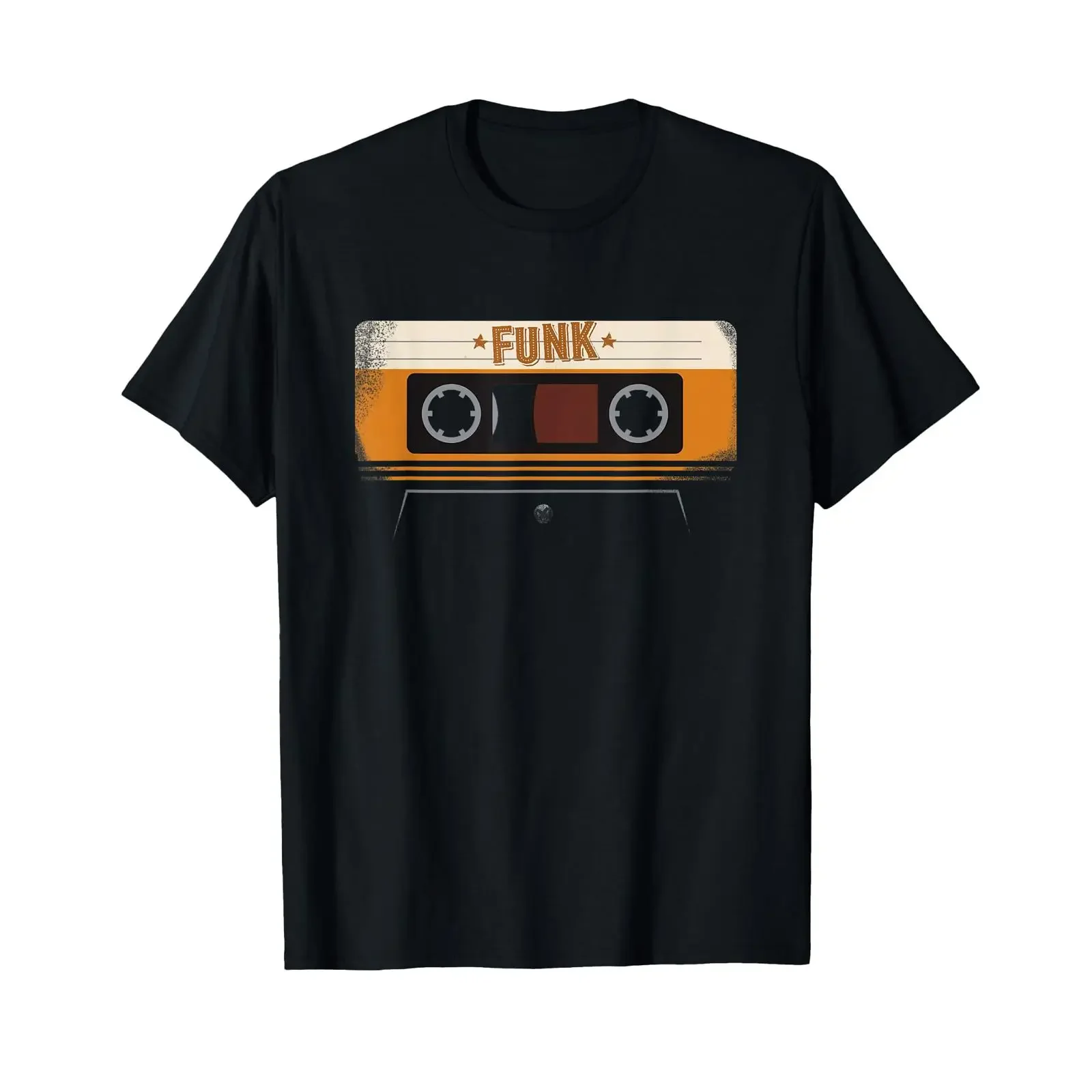 FUNK MUSIC TAPE CASSETTE RETRO VINTAGE T Shirt vintage Washed Stylish streetwear designer clothes fashion graphic Breathable