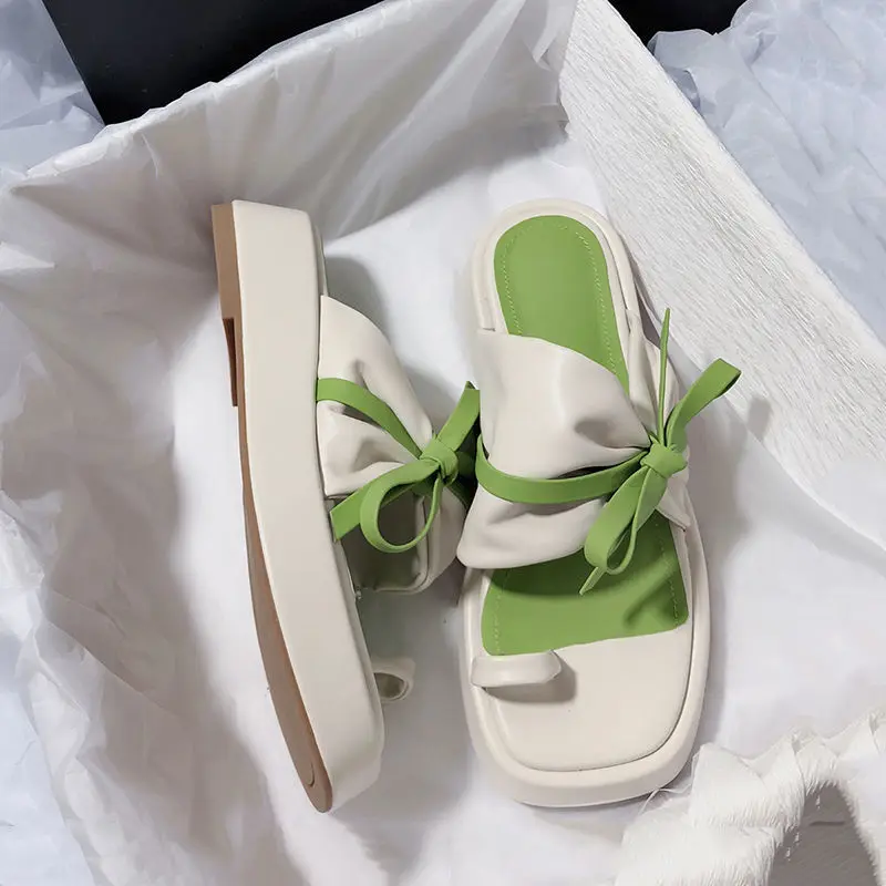 

Сандалии Женские однотонные на толстой подошве, Нескользящие, пляжная обувь, лето 2022