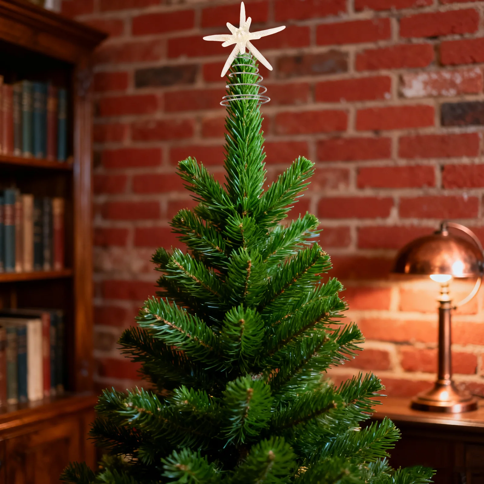 

Christmas Tree Topper Sea Inspired Iron Wire Coastal Holiday Decor For Beach Themed Xmas Tree Party Decoration