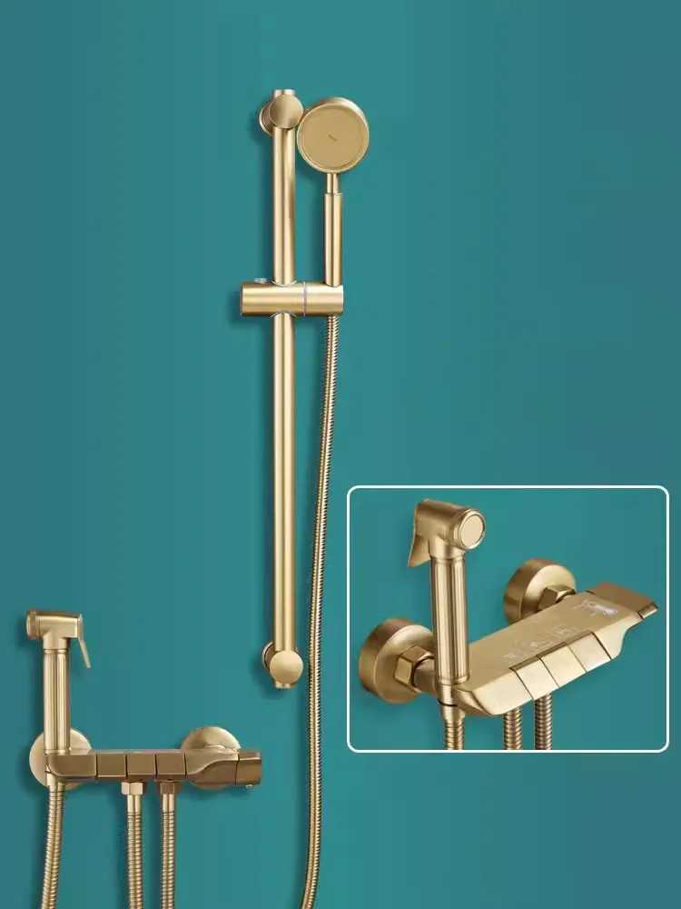 Brushed Gold Bathro… - image