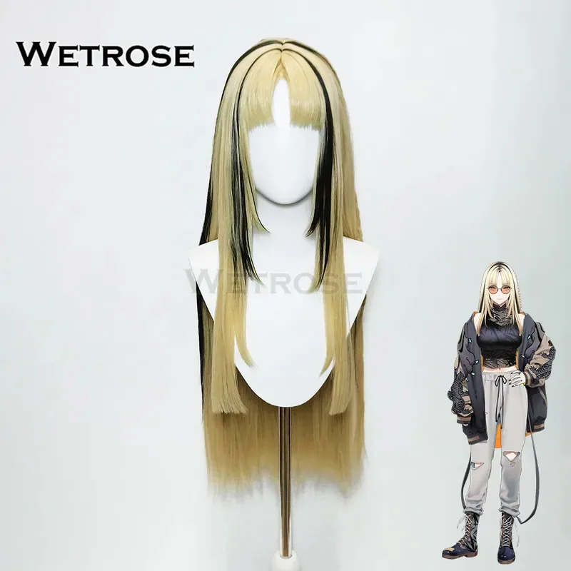 

【Wetrosse】In Stock Koganei Niko Cosplay Wig FLOW GLOW Holo Vtuber Hololive Dev Is Outfit Halloween Full Set