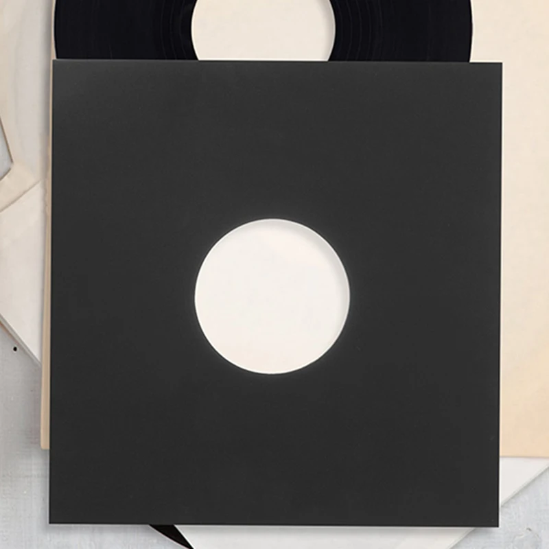 

6pcs 12inch Paper Vinyl Record Cover Anti-Static CD Player Protective Case With Inner Bag Tornamesa Para Discos De Vinilo NEW