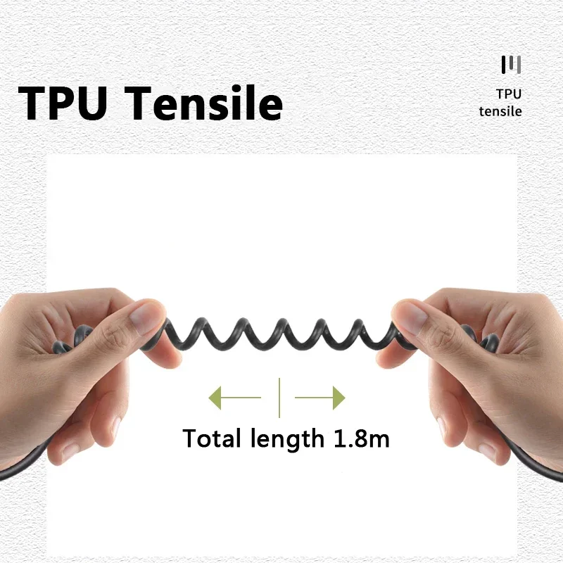 Walkie Talkie PTT Speaker Mic Handheld Microphone Compatible with Baofeng UV-32 DM-32 DM-1701 UV-5R Mini Quansheng Two Way Radio - view 5