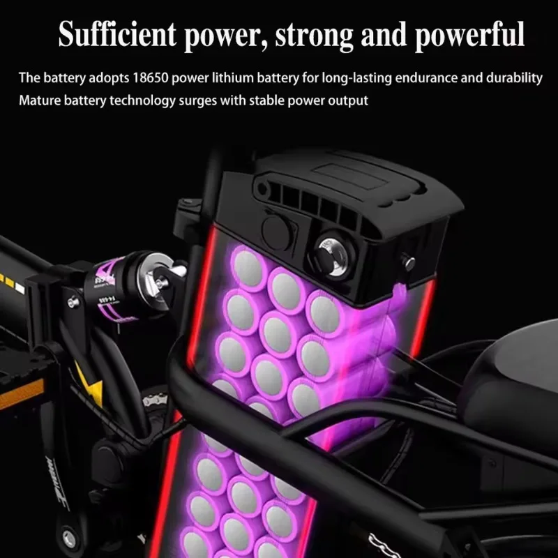 2026 Foldable Self-propelled New 18650 36V 48V 52V Low Discharge 30000mAh 18650 Lithium Battery 17Ah 30Ah Replacement Battery