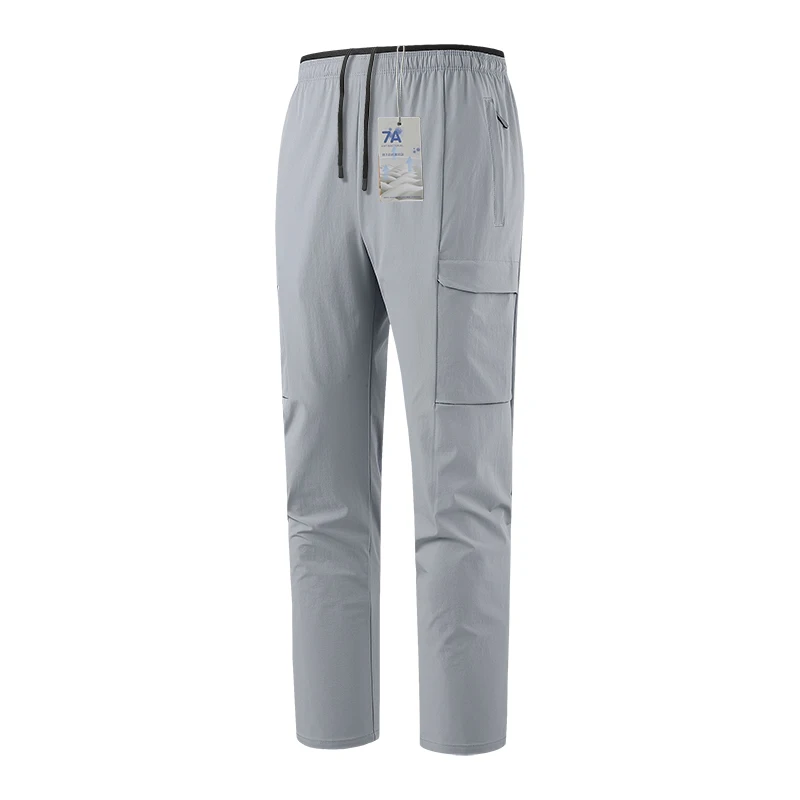 

Summer Outdoor Sweat Absorbing Quick Drying Ice Silk Sports Leisure Pants Men Running Fitness Sports Leisure Breathable Pants