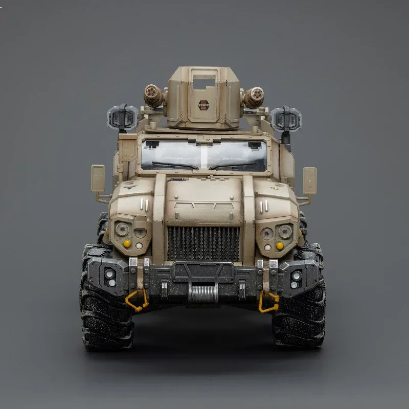 JOYTOY Action Figure Cyclone Assauit Armored Car Model Movable Personnel Carrier Toys Multipurpose Collection Ornament