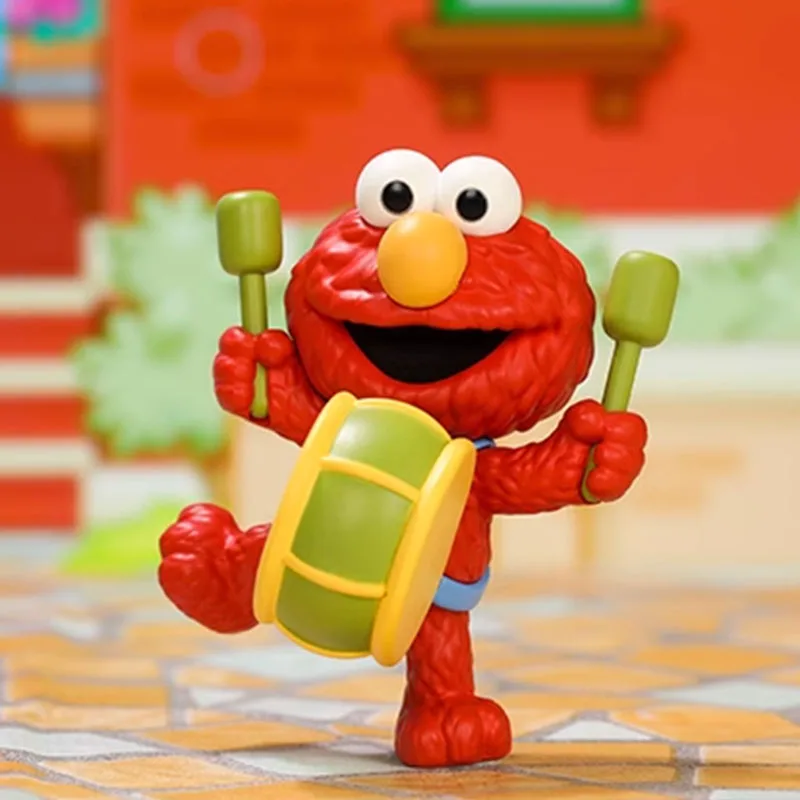 الرسوم المتحركة الكرتون السمسم إلمو كوكي الوحش بيج بيرد بيرت أنيمي ألعاب شخصيات الحركة هدايا للأطفال جمع دمى ديكور السيارة