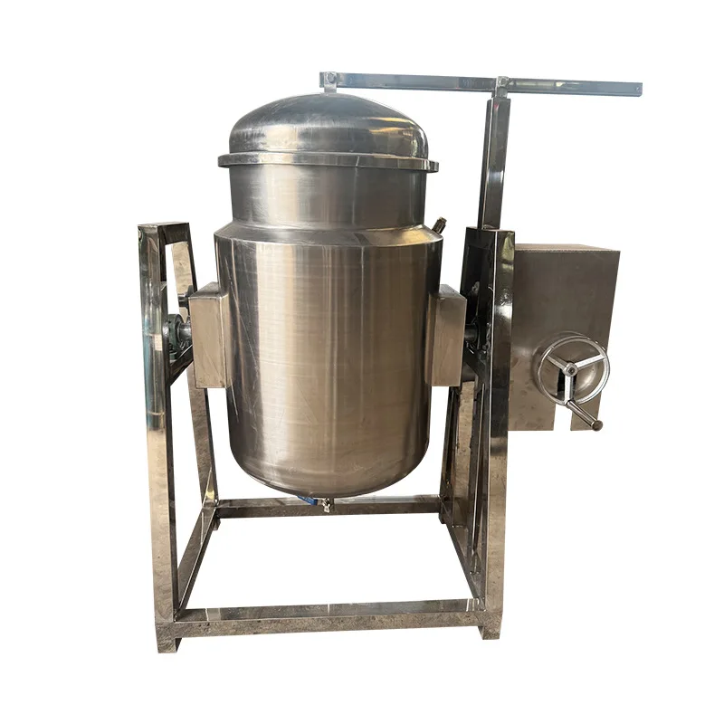 

Кастрюля для приготовления пищи из нержавеющей стали 304 для пищевой промышленности, оборудование для приготовления пищи при высоких температурах и высоком давлении.