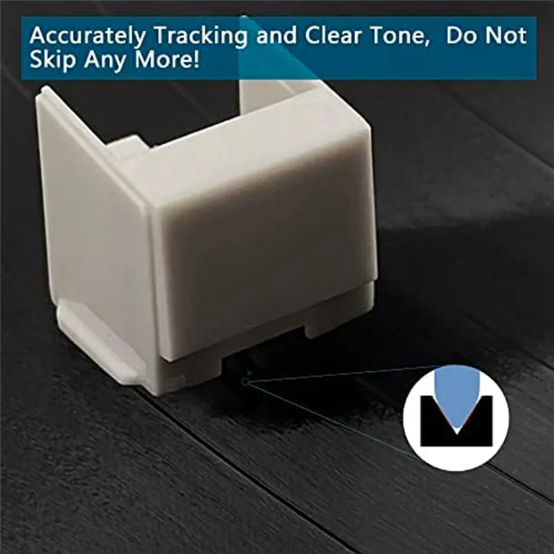 AA84 1 Buah AT3600L Pemutar Rekaman Berlian Stylus Pengganti Jarum untuk Audio-Technica AT-LP60/PL300 Pemutar Meja Putar Vinil