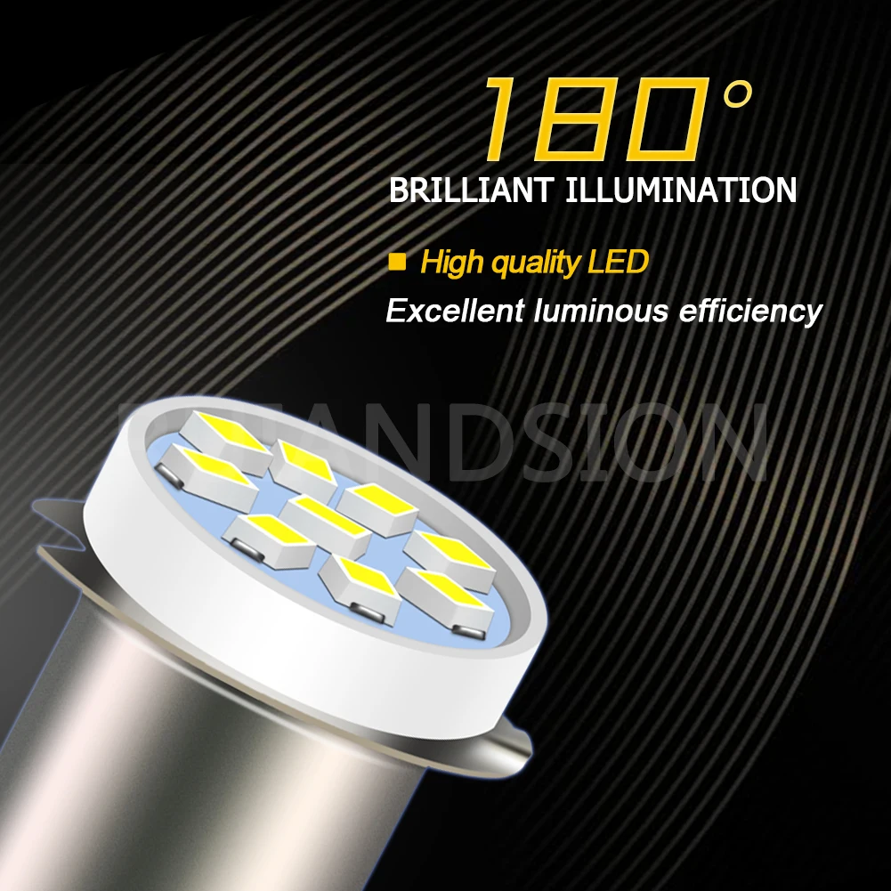 P13.5S PR2 PR3 LED Bulb 3V 4.5V 6V 6.3V 12V 18V Flashlight Torch Replacement Lamp Work Light White Mini Lamp