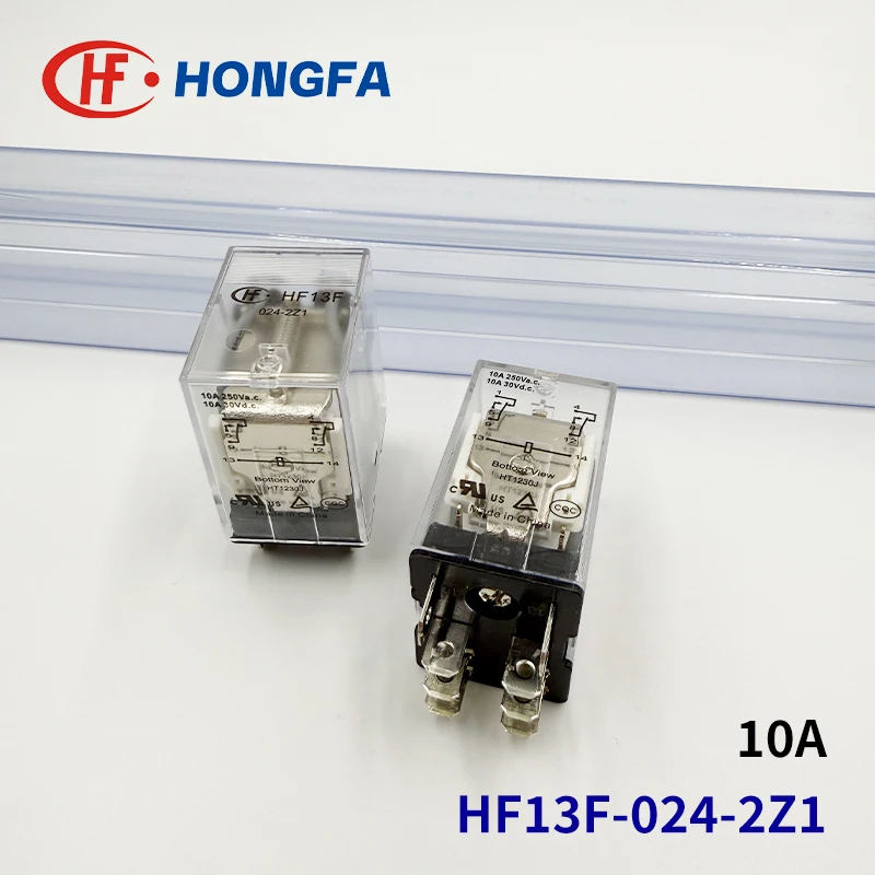 

1Pcs HONGFA Relay HF13F-024-2Z1 8Pin 10A 24VDC Intermediate Relay
