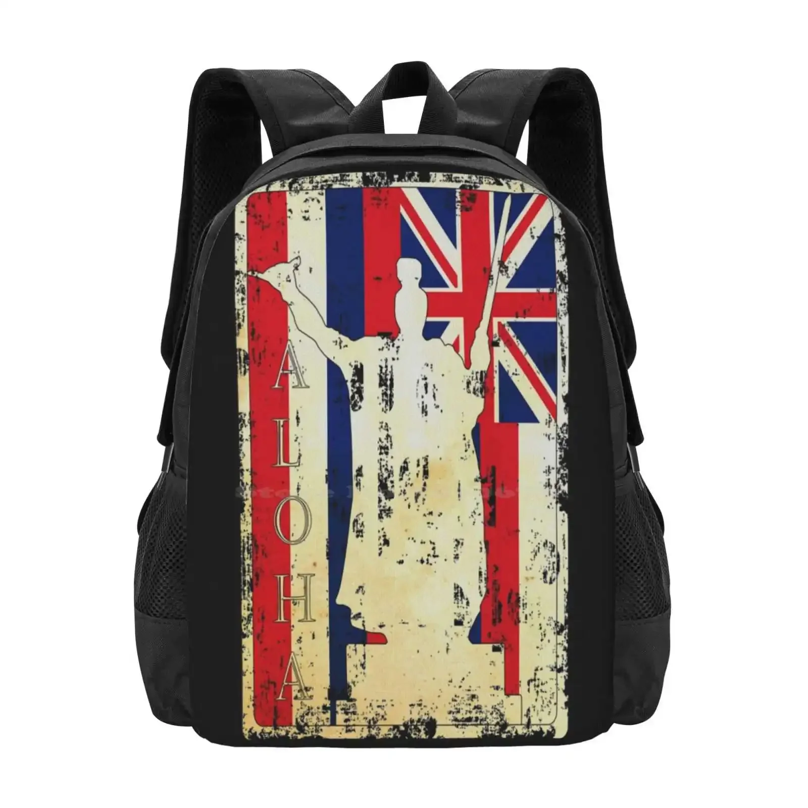 

Aloha Shaka King Kamehameha Hawai'i By Hawaii Nei All Day Hot Sale Backpack Fashion Bags Hawaiian Islands Aloha Ohana