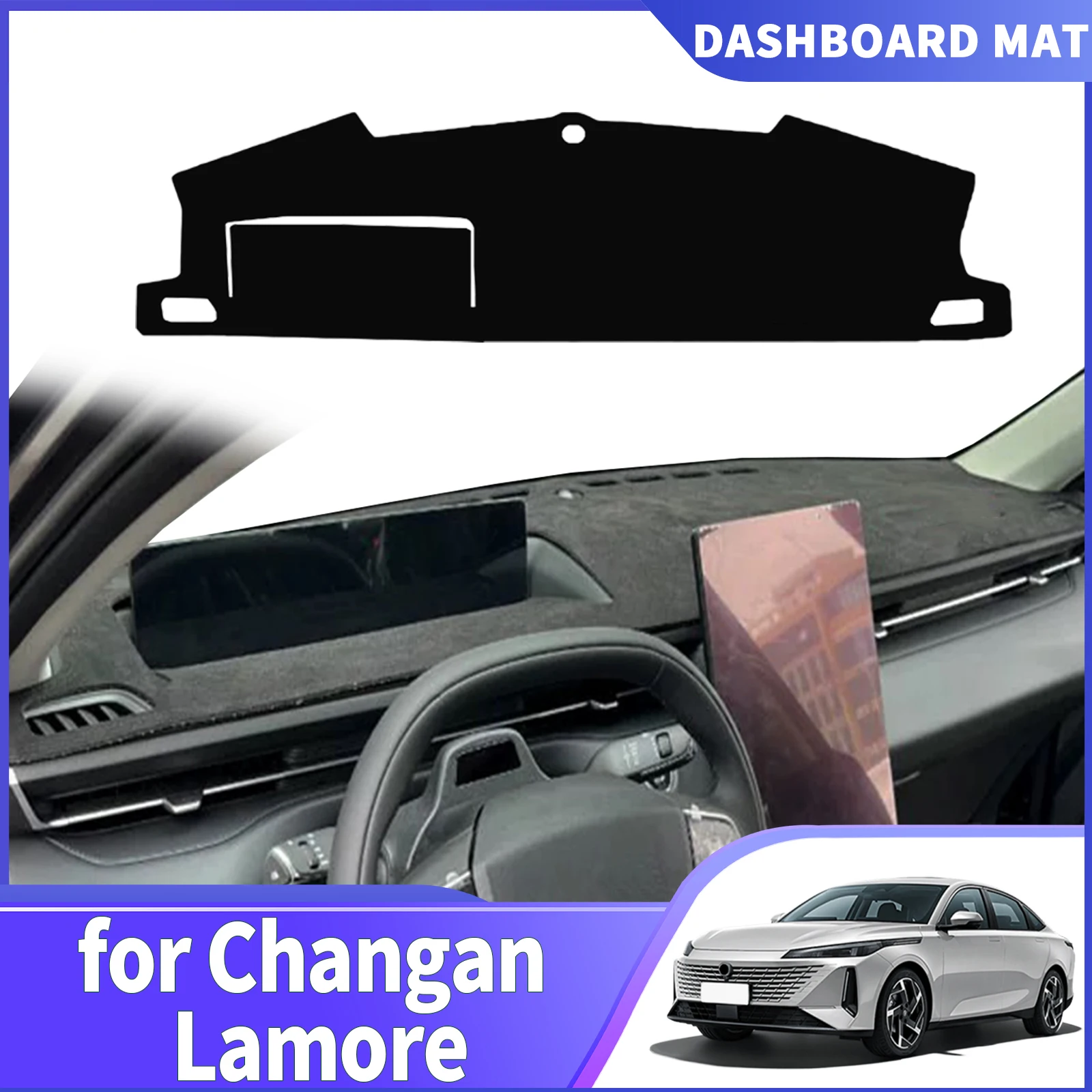 

fit for Changan Lamore 2023 2024 2025 EADO Plus Car Accessories Dashmat Dashboard Cover Pad Protective Carpet DashMat Sunshade