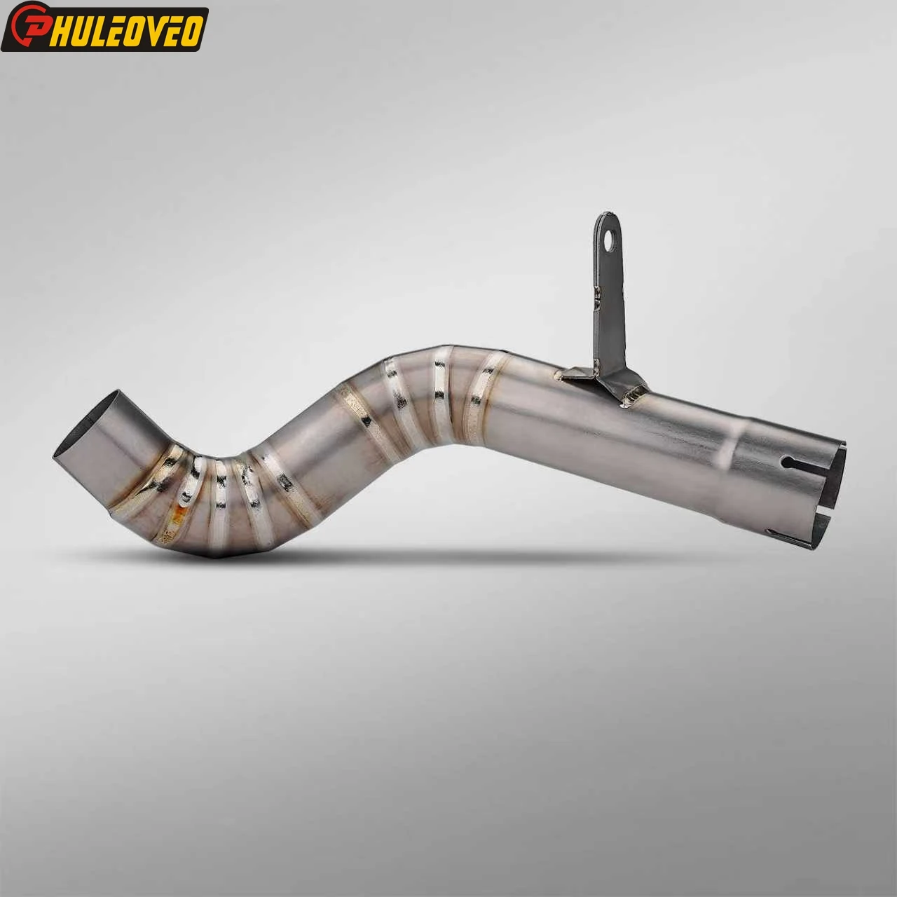 Tubo di Scarico Centrale in Lega di Titanio per Moto BMW F900GS e F900GS Adventure 2024-2026, Collegamento al Collettore di Scarico Originale