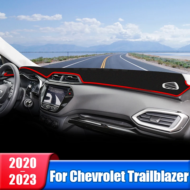 

Car Dashboard Cover For Chevrolet Trailblazer RG 2020 2021 2022 2023 Instrument Desk Sun Shade Mat Non-slip Pad Accessories